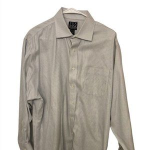 Jos A Bank Mens Dress Shirt Long Sleeves Sz 17-33 100% Egyptian cotton